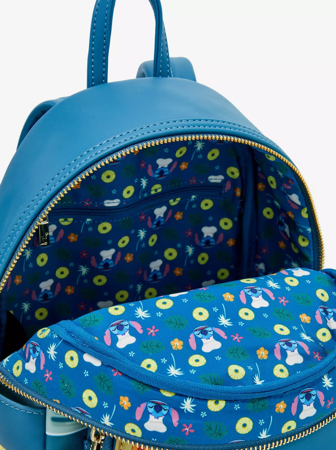 Disney Loungefly Stitch Pineapple Pizza Mini Backpack Loungefly Stitch Pineapple Pizza Mini Backpack | eBay main image 2