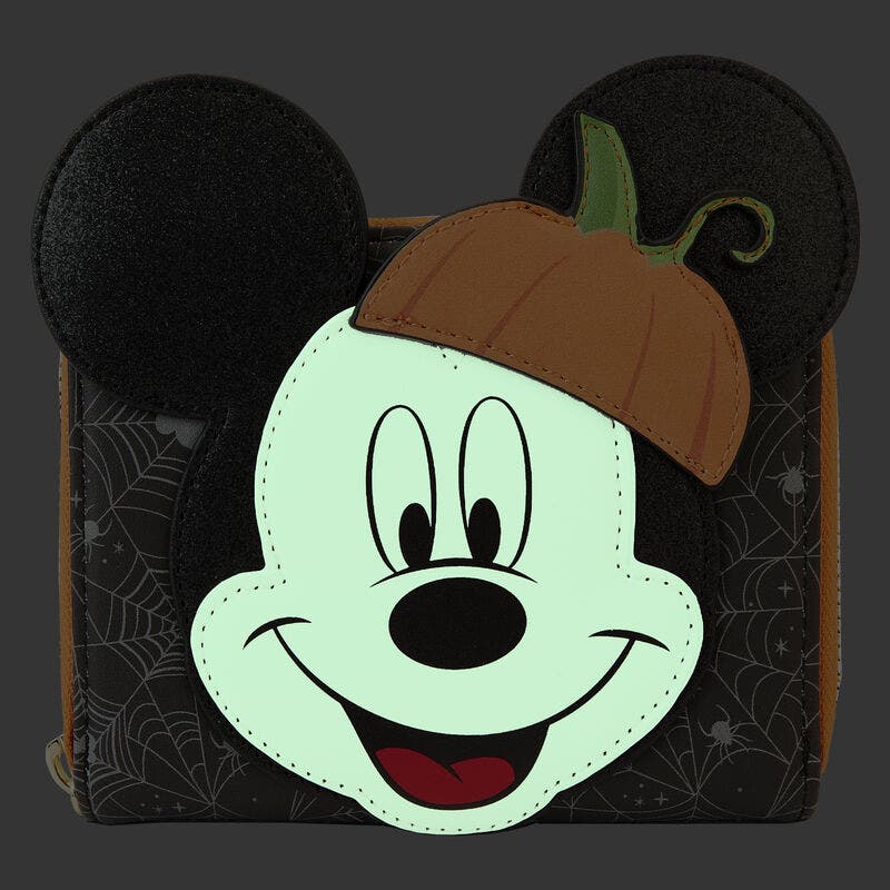 【Lounge Fly】Mickey Mouse Pumpkin Zip Around Wallet DISNEY MICKEY MOUSE PUMPKIN ZIP AROUND WALLET – Little