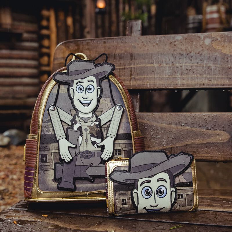 【Lounge Fly】Toy Story Woody Puppet Mini Backpack LOUNGEFLY Disney Pixar Toy Story Woody Puppet Mini Backpack