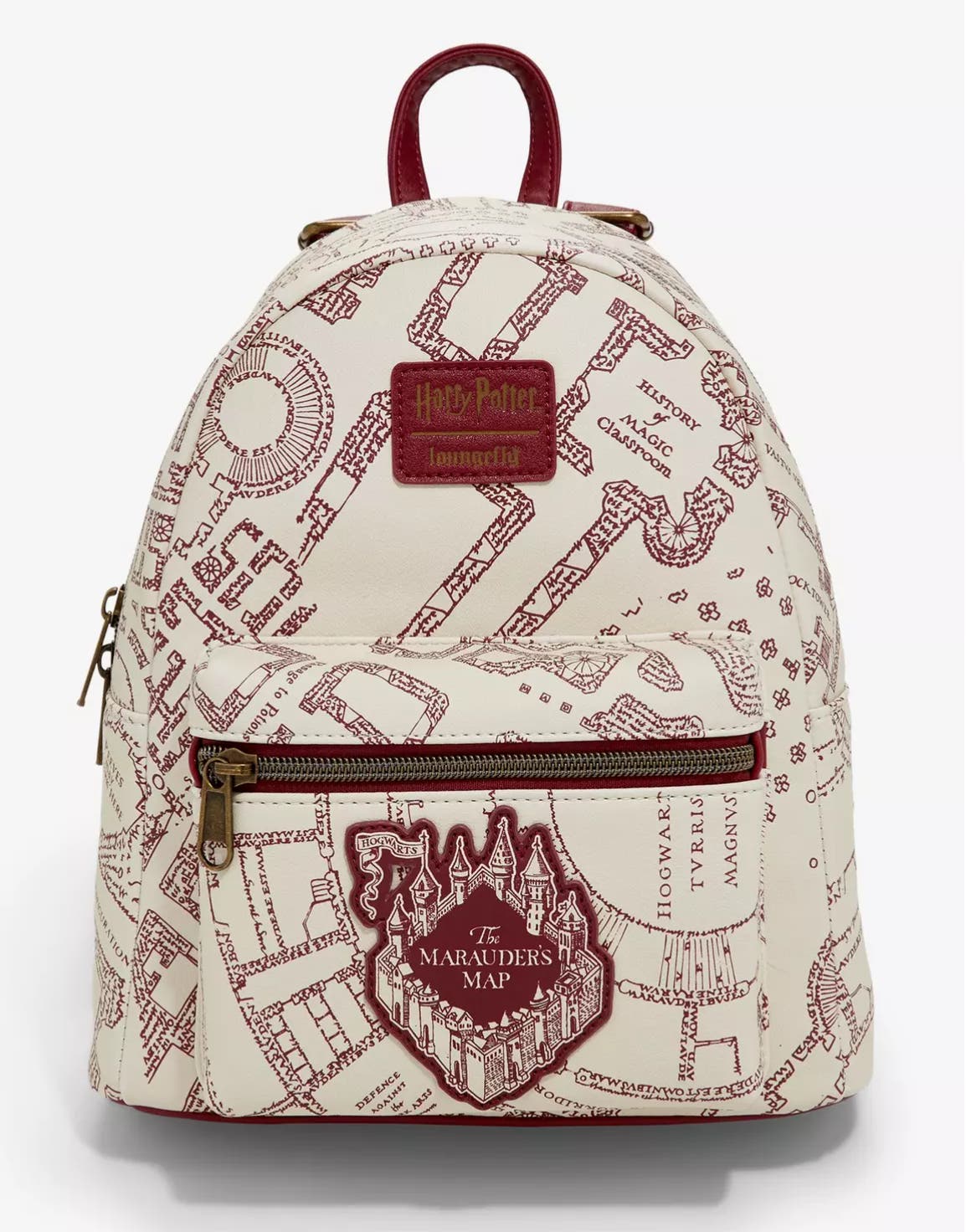 harry potter mini backpack Butterbeer Barrel Scented printed interior lining Harry Potter Allover Chibi Character