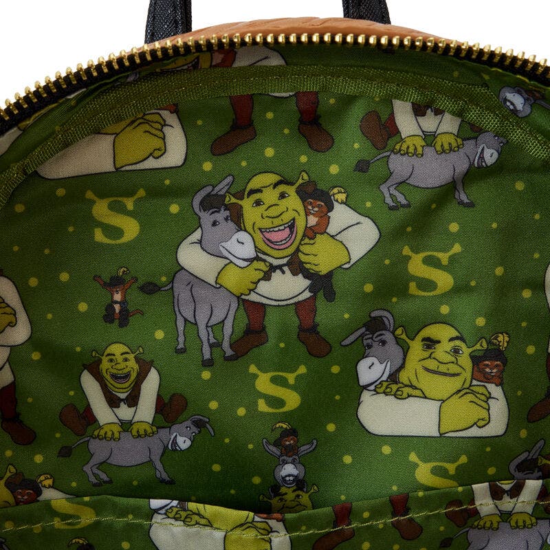 ☆Loungefly☆Shrek, Donkey, & Puss Mini Backpack Loungefly Shrek, Donkey & Puss in Boots Trio Triple Pocket