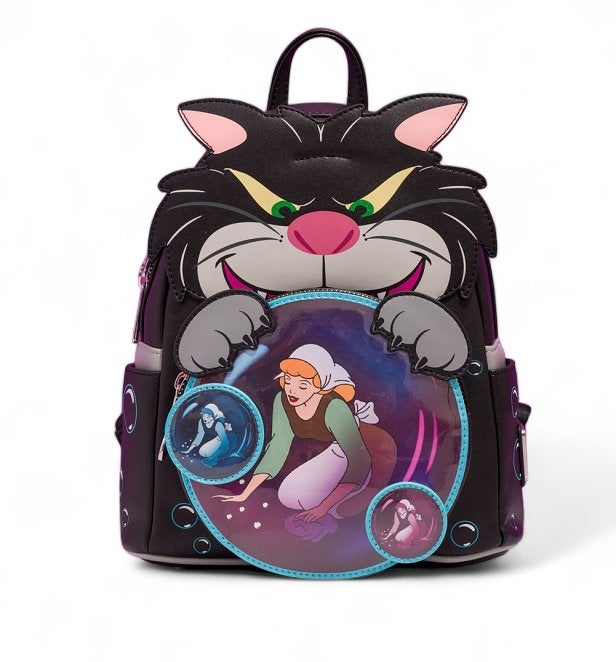 Loungefly Disney Cinderella Lucifer Cosplay Mini Backpack  display picture 1