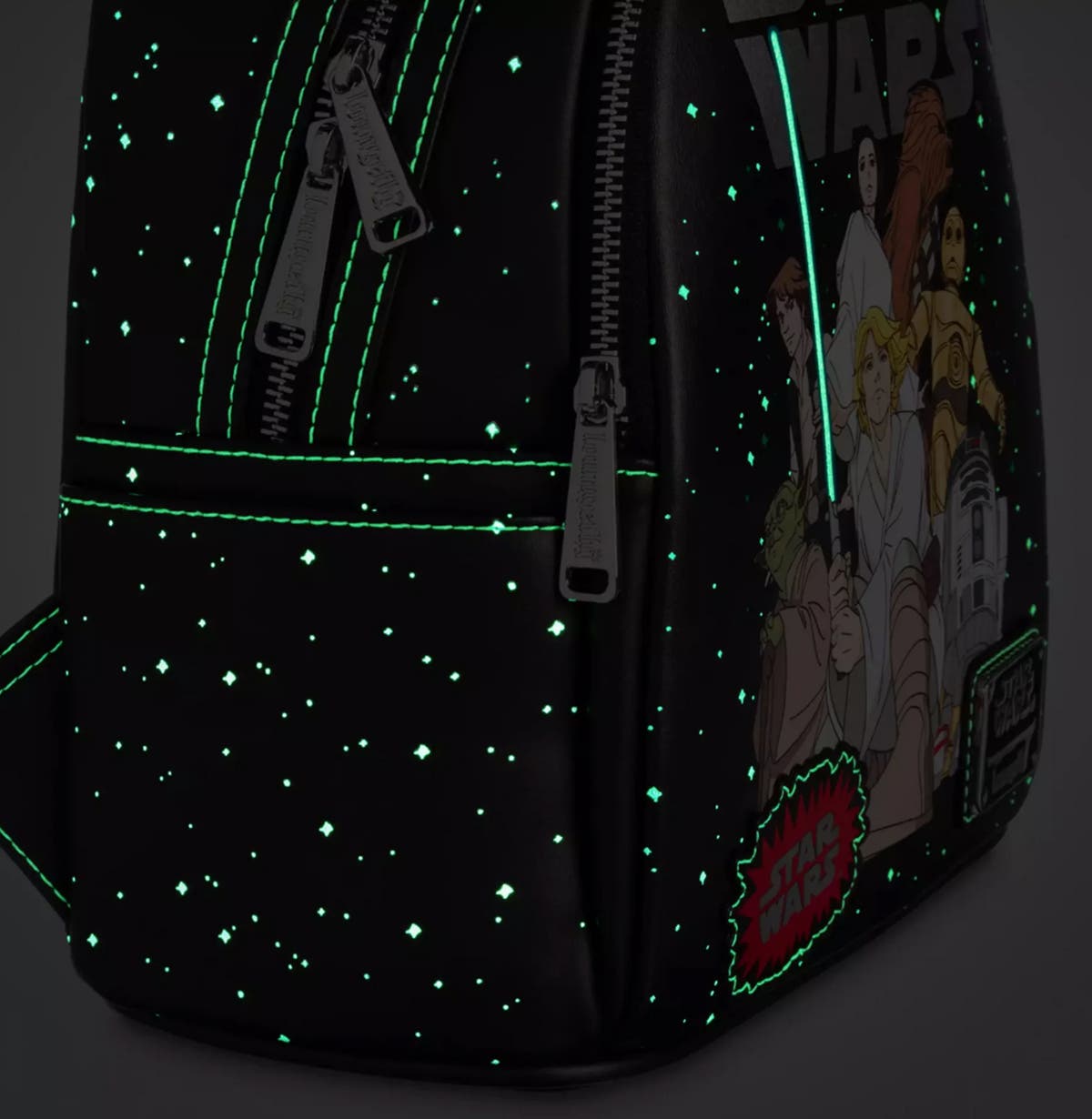 Loungefly Disney Parks Star Wars Glow-in-the-Dark Mini 