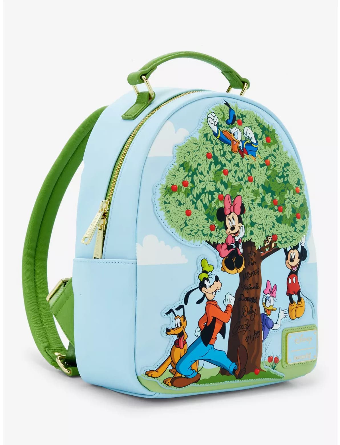 Loungefly Disney Mickey Mouse & Friends Apple Tree Mini Backpack New Mickey And Friends Apple Tree Mini Backpack - Disney main image 4