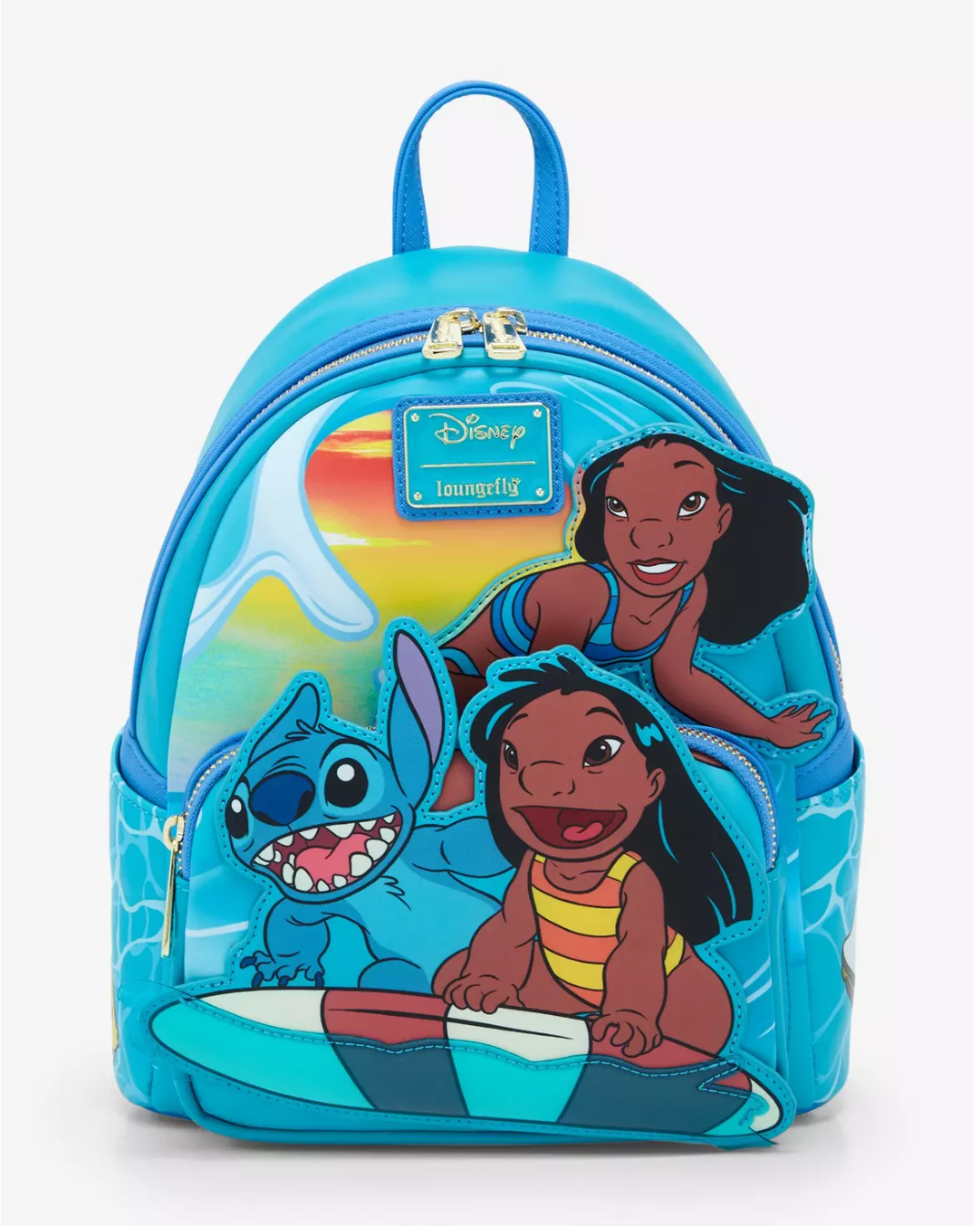 Loungefly Disney Lilo & Stitch Hawaiian Roller Coaster Ride Mini Backpack Loungefly | Bags | Loungefly Disney Lilo Stitch Hawaiian  main image 2