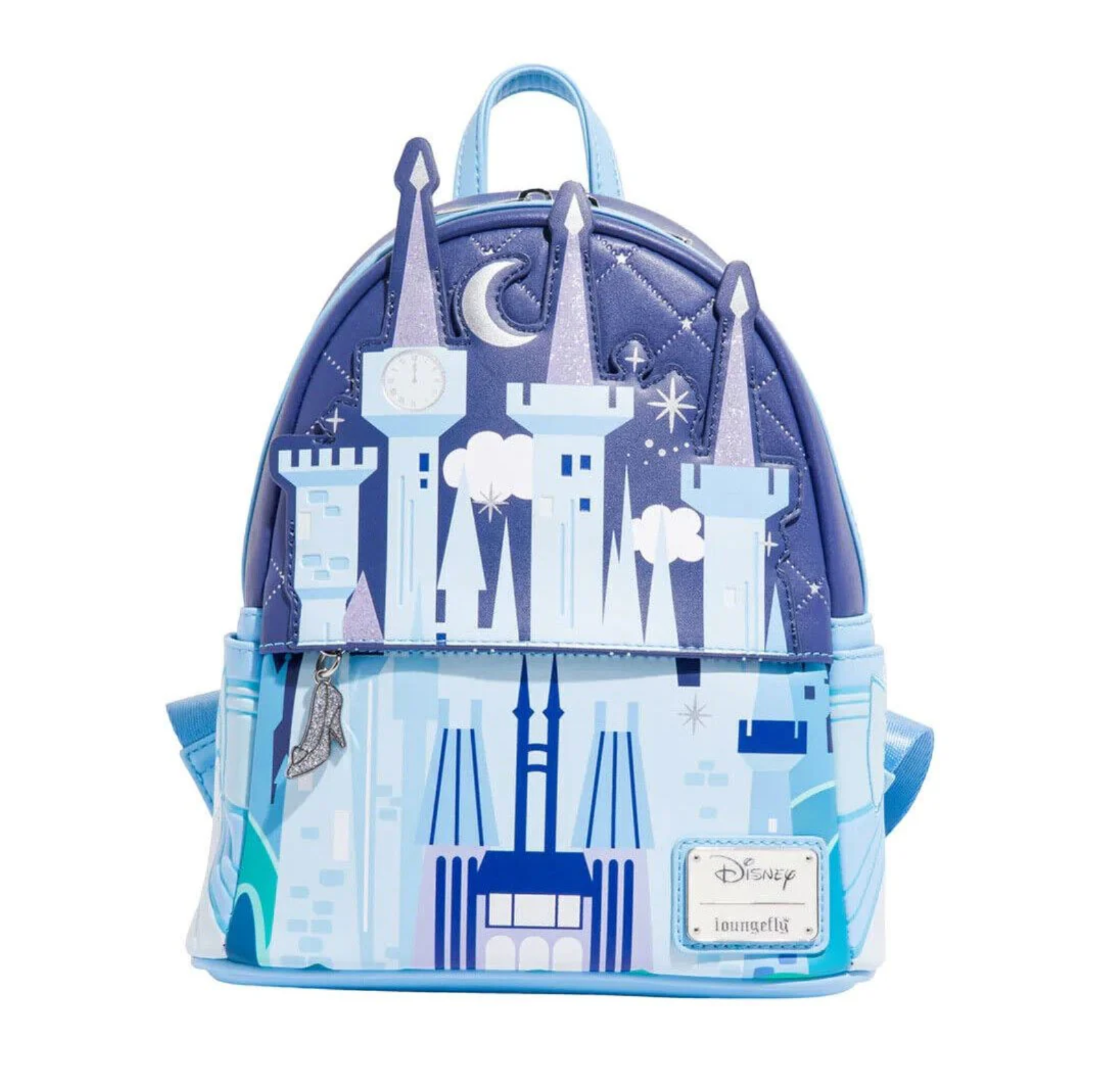 disney's cinderella castle series mini backpack Loungefly Disney Cinderella Castle Glow Mini Backpack