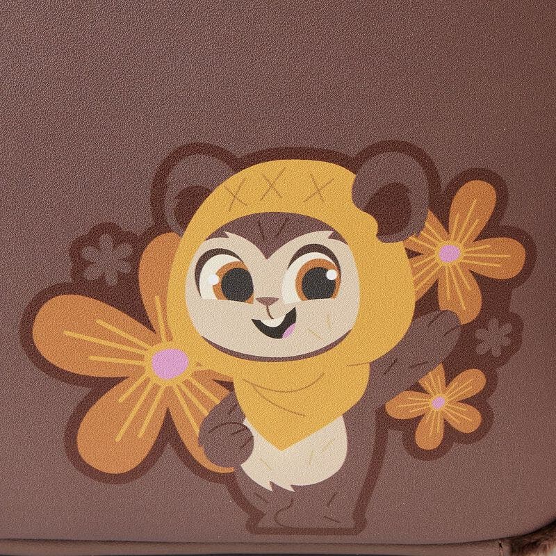 Loungefly Disney Star Wars Plush Wicket Mini Backpack  display picture 1