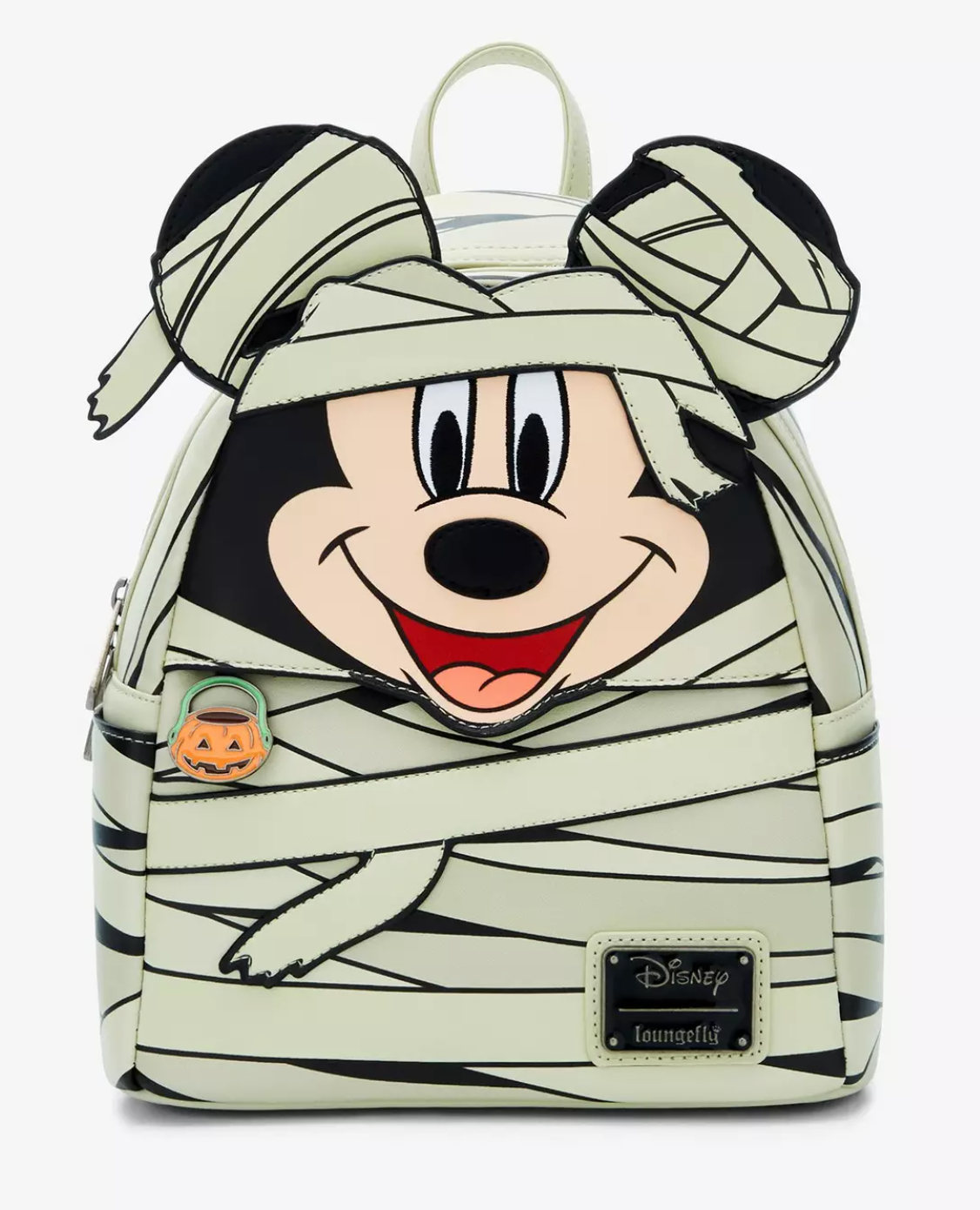 Loungefly Mummy Mickey Cosplay Glow in Dark Mini Backpack Limited Edition New Loungefly Disney Mickey Mouse Mummy Glow-in-the-Dark Mini  main image 3