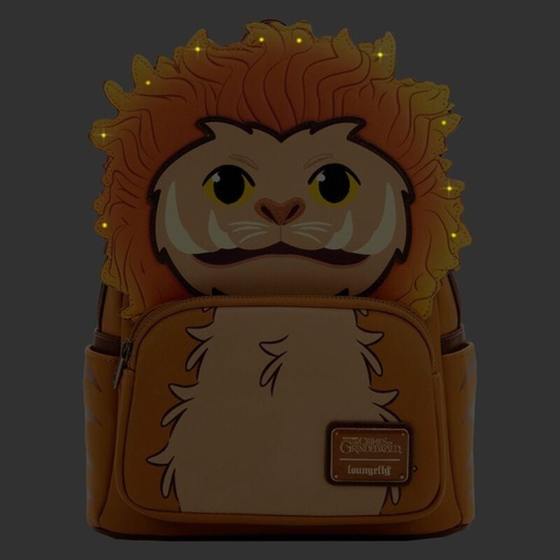 Loungefly Fantastic‎ Beasts: The Crimes of Grindenwald Zouwou Light Up Backpack LOUNGEFLY Fantastic Beasts The Crimes of Grindelwald Zouwou  main image 4