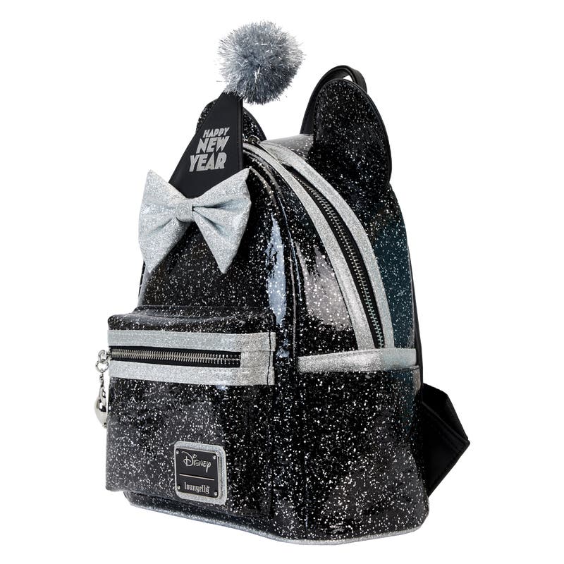 【Lounge Fly】Minnie Exclusive Happy New Year Mini Backpack Loungefly Disney Minnie Mouse Exclusive Happy New Year