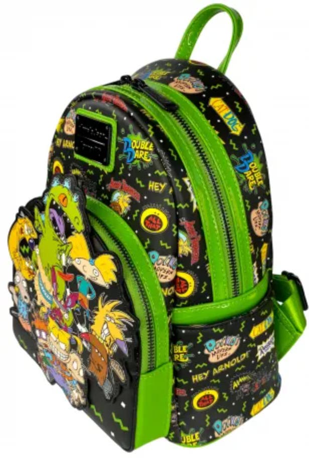 Loungefly 90's Nickelodeon Characters Mini Backpack (USA Exclusive) | MadBagger.com Loungefly Authorized Retailer Loungefly 90's Nickelodeon Characters Mini Backpack (USA Exclusive) | MadBagger.com Loungefly Authorized Retailer