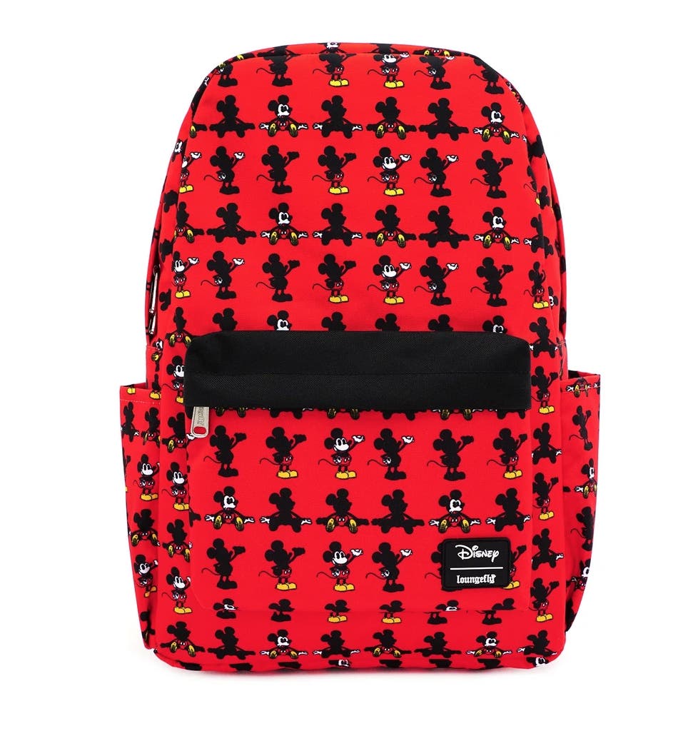 LOUNGEFLY Disney Mickey Mouse Parts Nylon Backpack  display picture 2