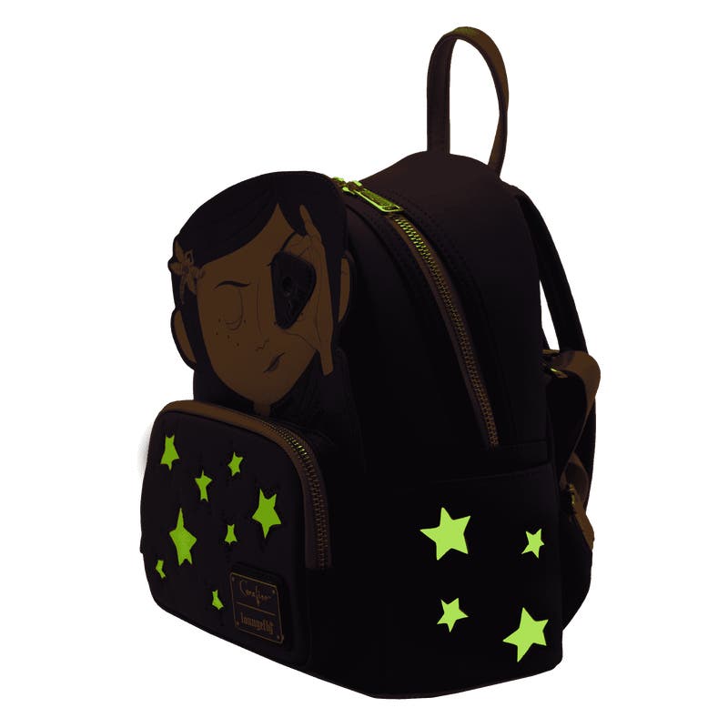 【Lounge Fly】Coraline Stars Cosplay Mini Backpack Loungefly Coraline Stars Cosplay Mini Backpack | MadBagger