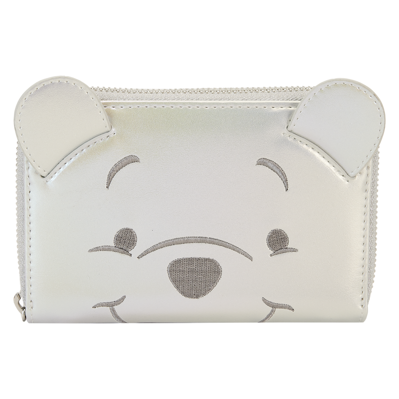 【Lounge Fly】Disney100 Winnie the Cosplay Zip Around Wallet Disney Loungefly Disney100 Exclusive Platinum Winnie the