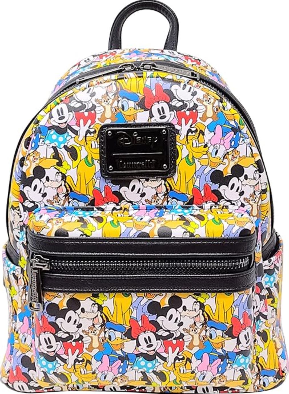 【Loungefly】ミッキー&フレンズ ロリポップ 総柄 バックパック Loungefly Disney Mickey and Friends AOP Mini Backpack