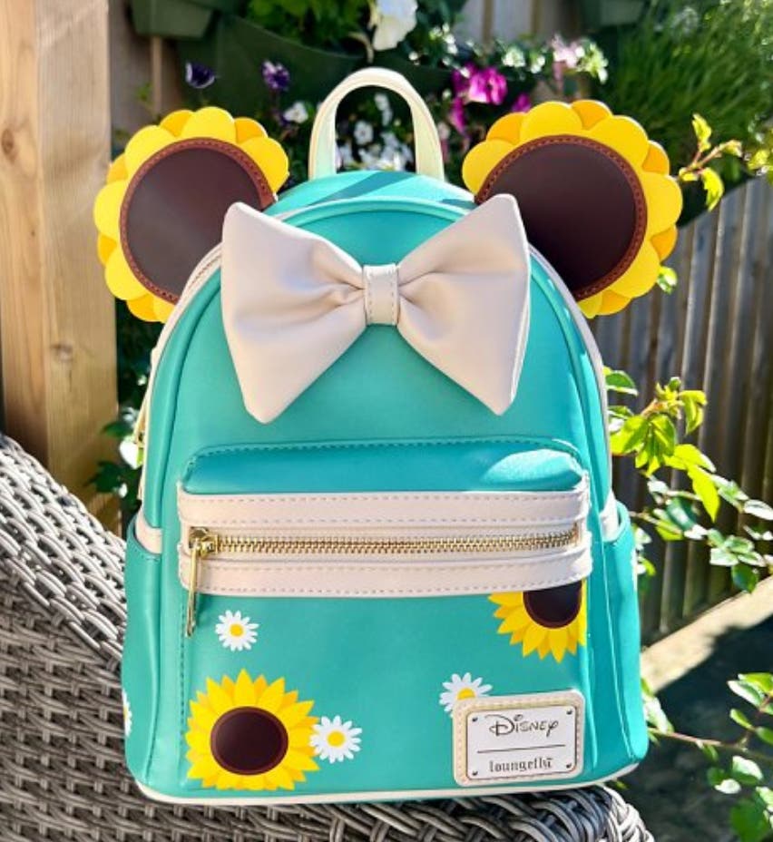 Loungefly Disney Minnie Mouse Sunflower Mini Backpack  display picture 2