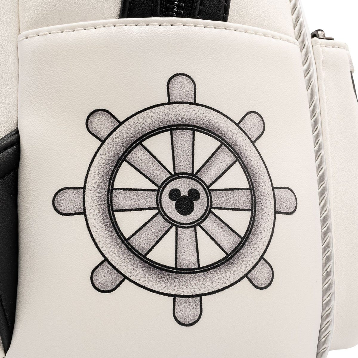 LOUNGEFLY Disney Steamboat Willie Music Cruise Mini Backpack 