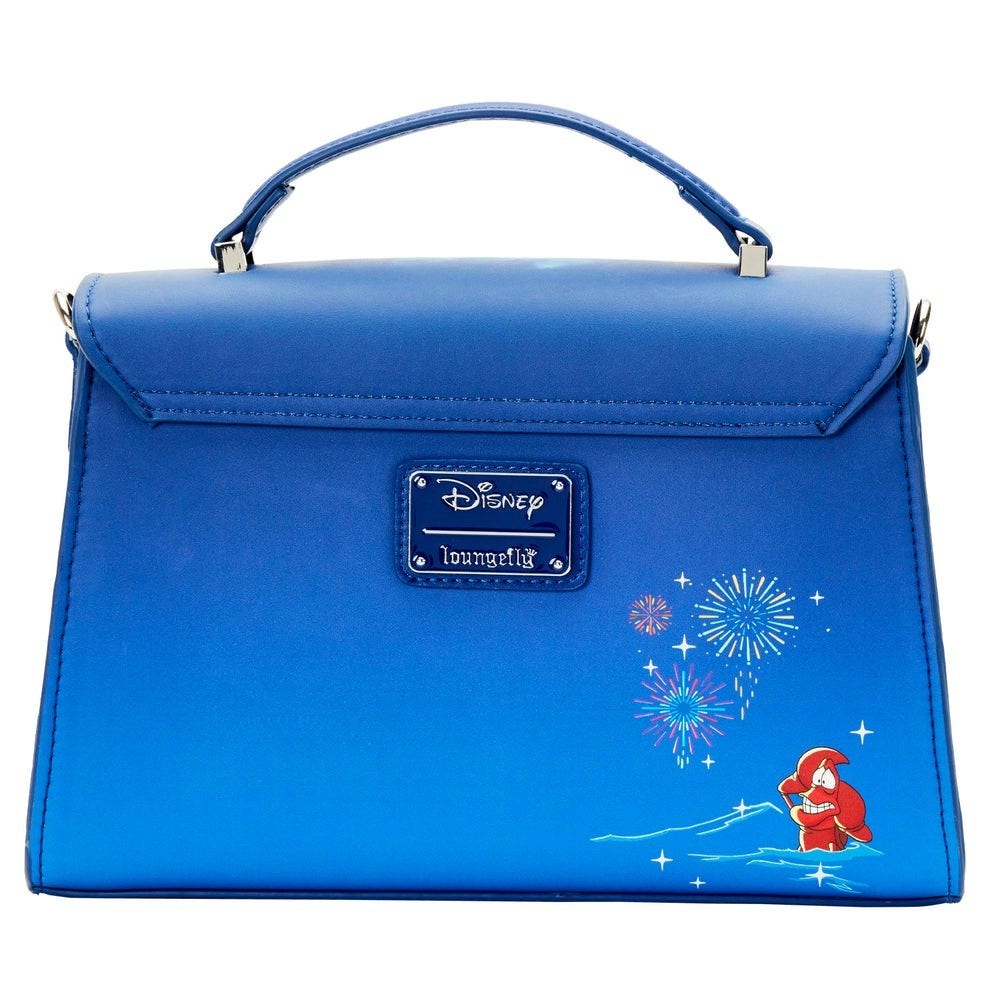 Loungefly Women's Arielscenebag Shoulder Bag, Blue, M, Blue, M, Blue, M