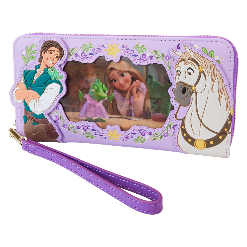 Loungefly Disney Tangled Rapunzel Princess Series Lenticular Zip