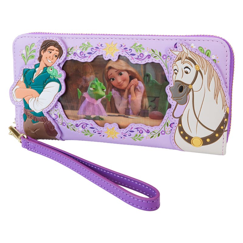 Loungefly Disney Tangled Rapunzel Princess Series Lenticular Zip