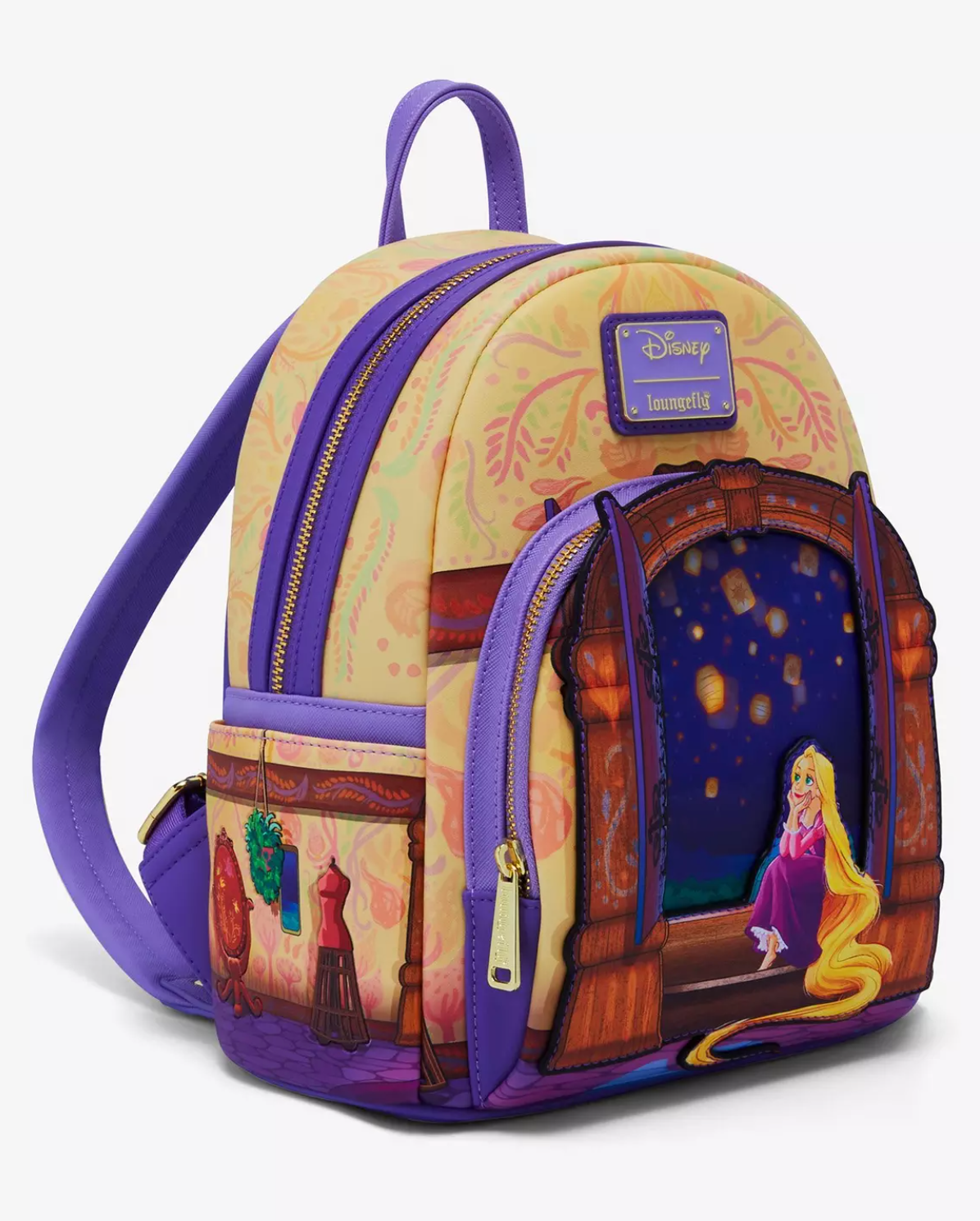 Loungefly Disney Tangled Rapunzel Lenticular Lantern Window  display picture 1