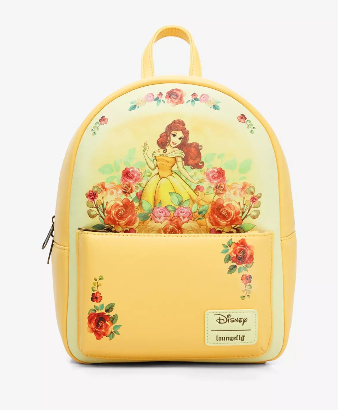 disney belle yellow backpack mini Loungefly Disney Beauty And The Beast Belle Roses Mini Backpack
