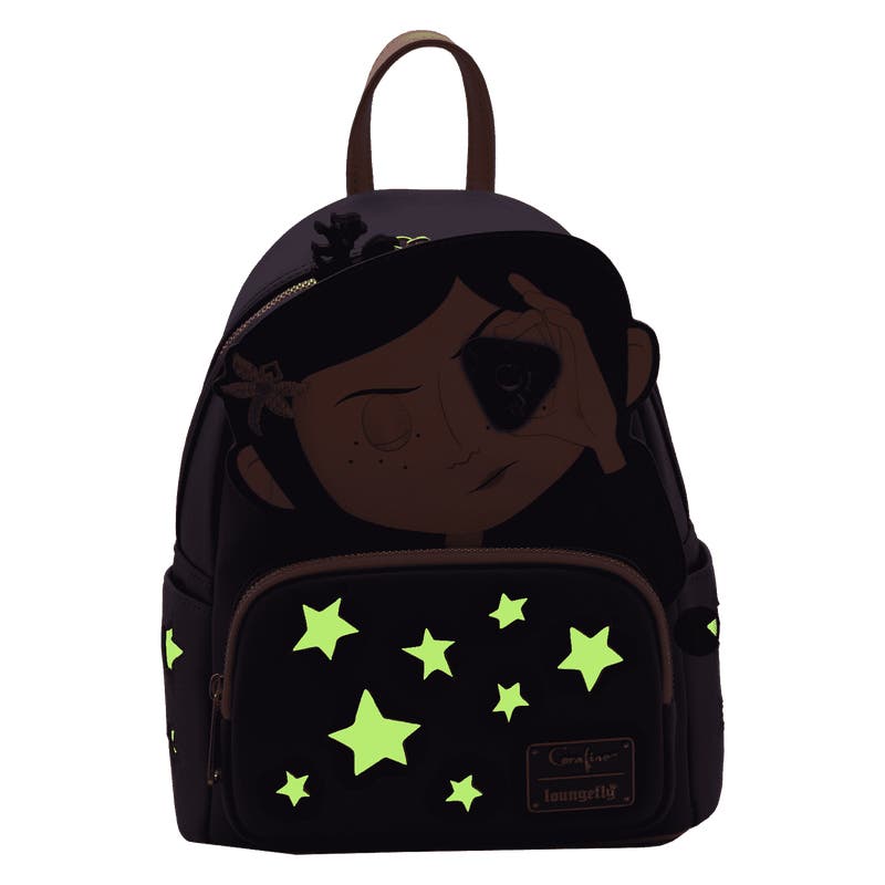 【Lounge Fly】Coraline Stars Cosplay Mini Backpack Loungefly Coraline Stars Cosplay Mini Backpack | MadBagger