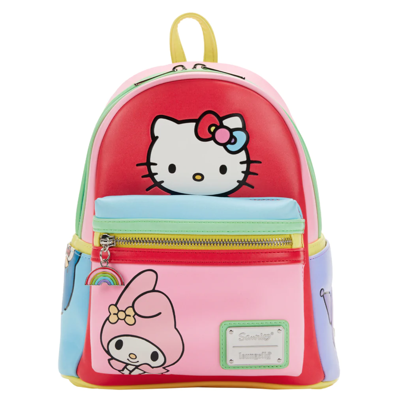 【Loungefly】Hello Kitty and Friends ミニバックパック Hello Kitty and Friends x Loungefly Color Block Mini