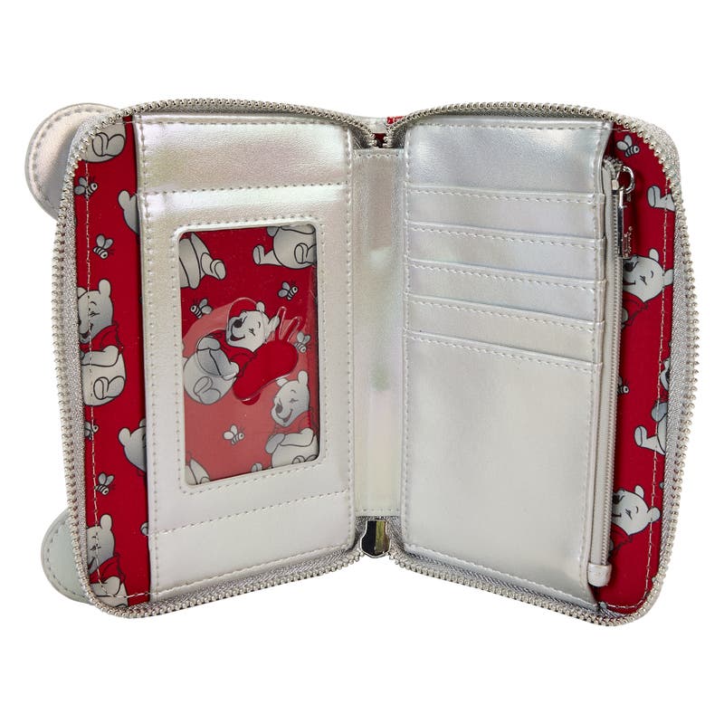 【Lounge Fly】Disney100 Winnie the Cosplay Zip Around Wallet Disney100 Exclusive Platinum Winnie the Pooh Cosplay Zip