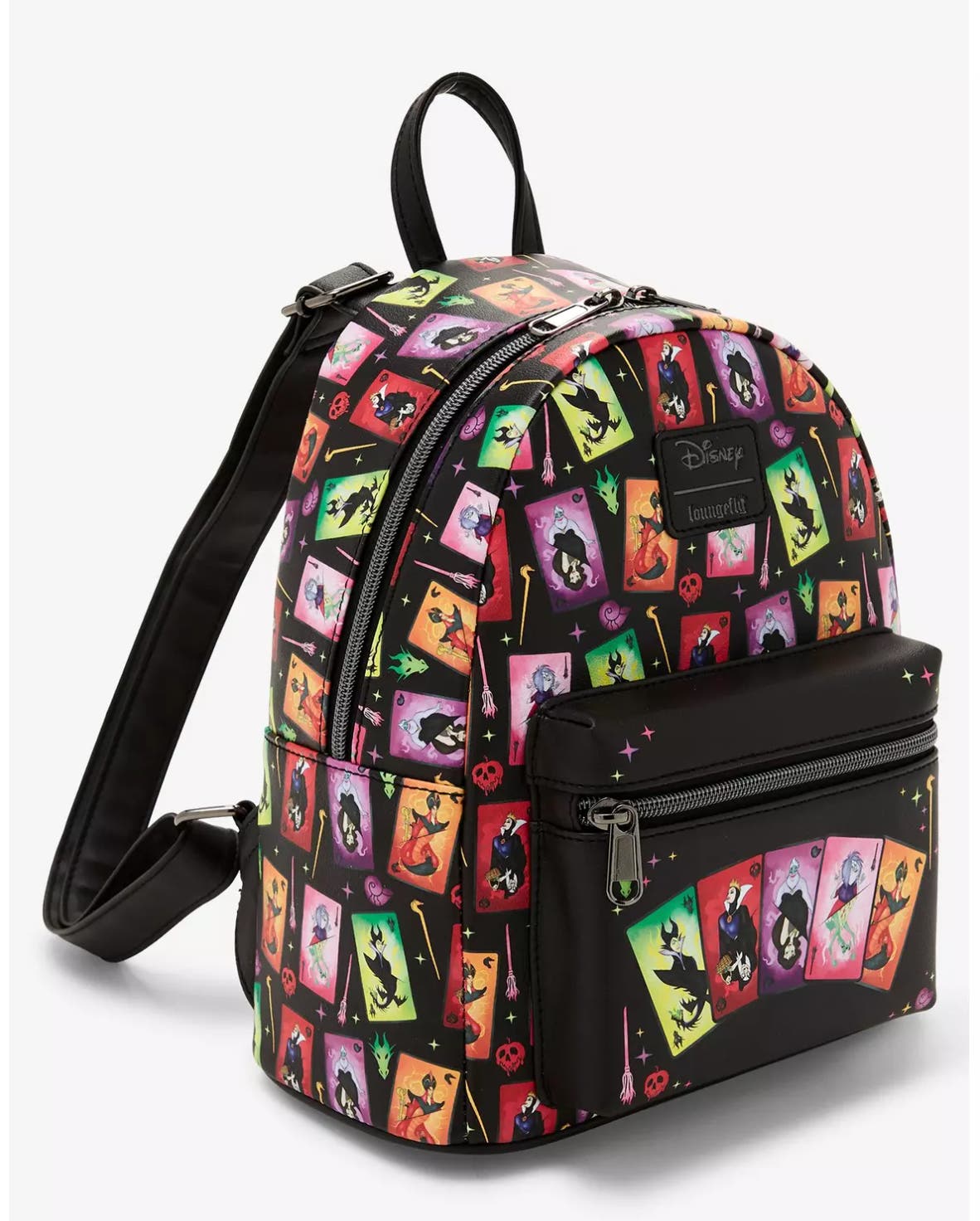 Loungefly Disney Villains Cards Mini Backpack | MadBagger  display picture 3