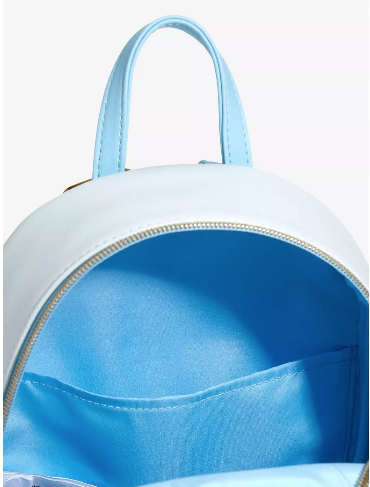 Loungefly White Pixar Up Ellie Heart Backpack with Multicolor Hearts Loungefly Disney Pixar Up Carl & Ellie Wedding Scene Mini  main image 3