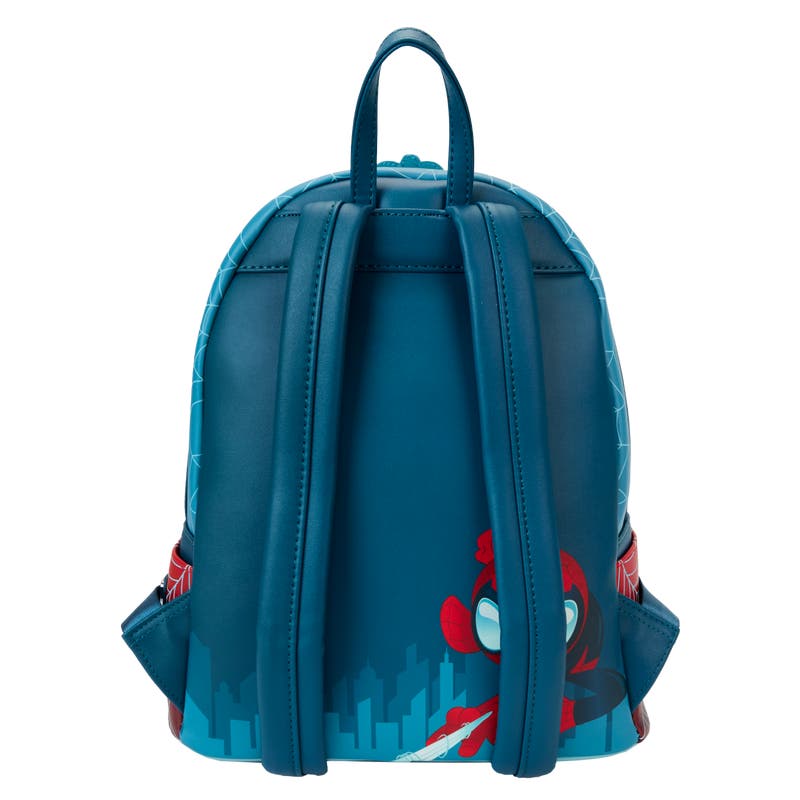 ！期間限定値下げ！ loungeflyリュック_スパイダーマン_メタリック loungefly】スパイダーマン マイルス・モラレス ミニリュック