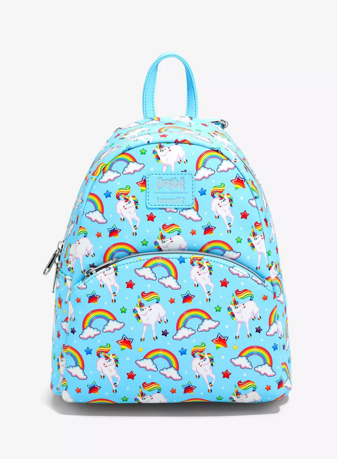 Loungefly Lisa Frank Mini Sac à Dos Motif Licorne, Multicolore