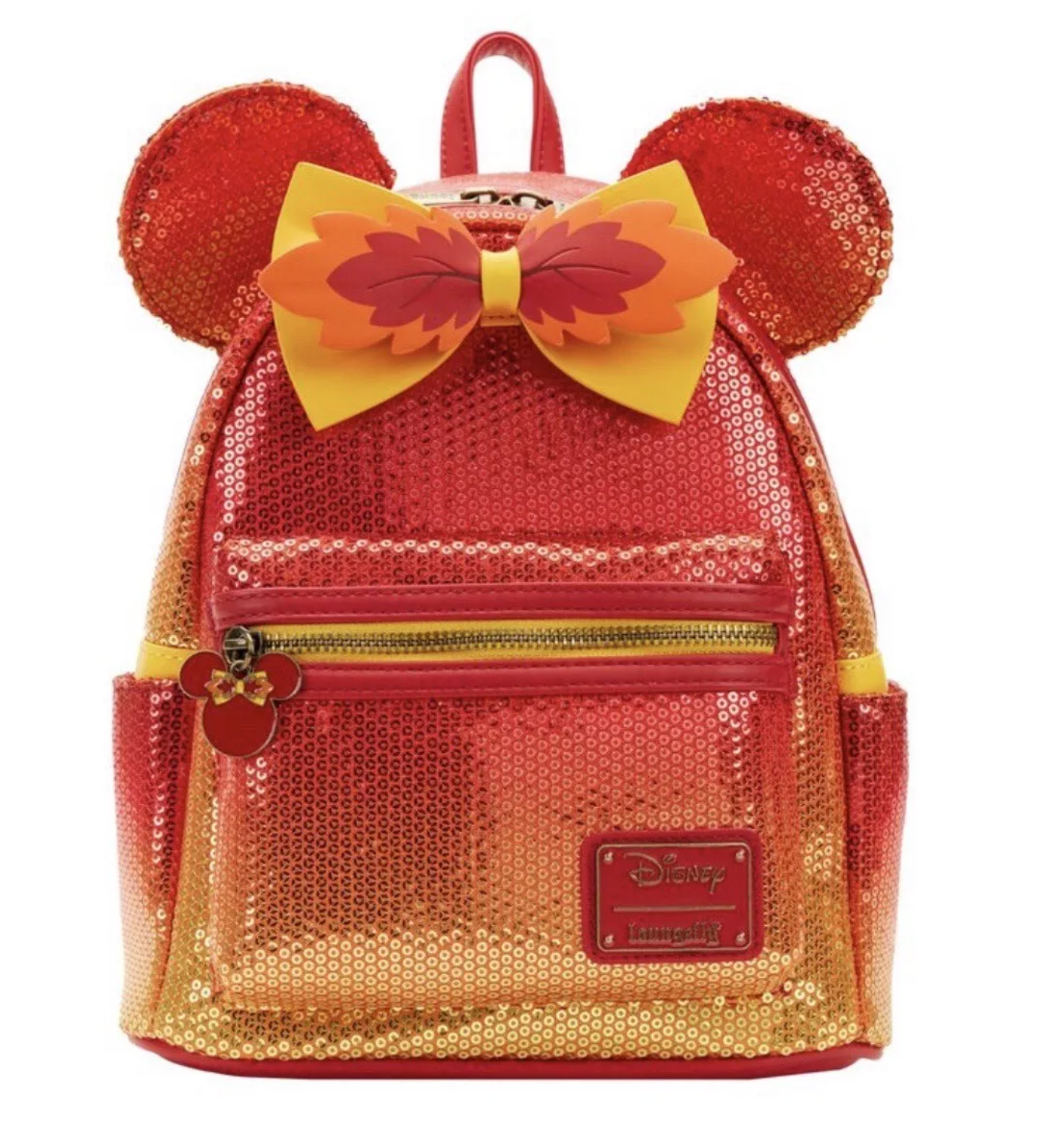 Disney Parks Loungefly Minnie Mouse Rainbow Ombre Sequined Mini Backpack new⚡️DISNEY Minnie Mouse Exclusive Color | Mercari main image 2