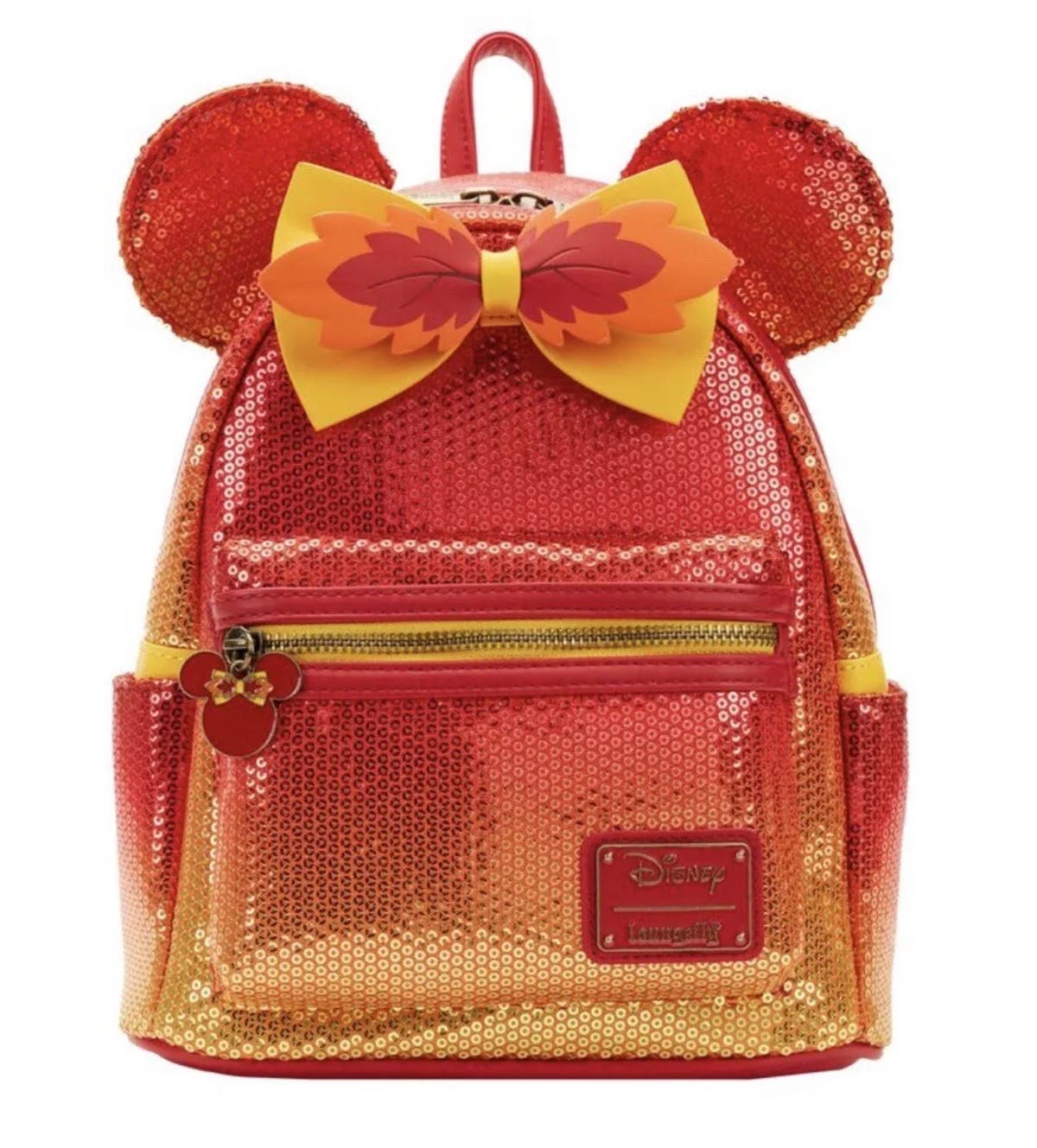 Loungefly Disney Fall Sequin Minnie Mouse Ombre Mini  display picture 1