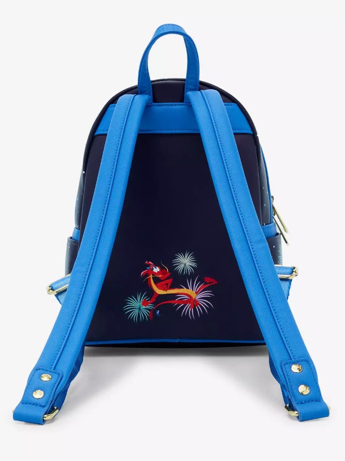 Loungefly Disney Mulan Fireworks Glow in the Dark Mini  display picture 1