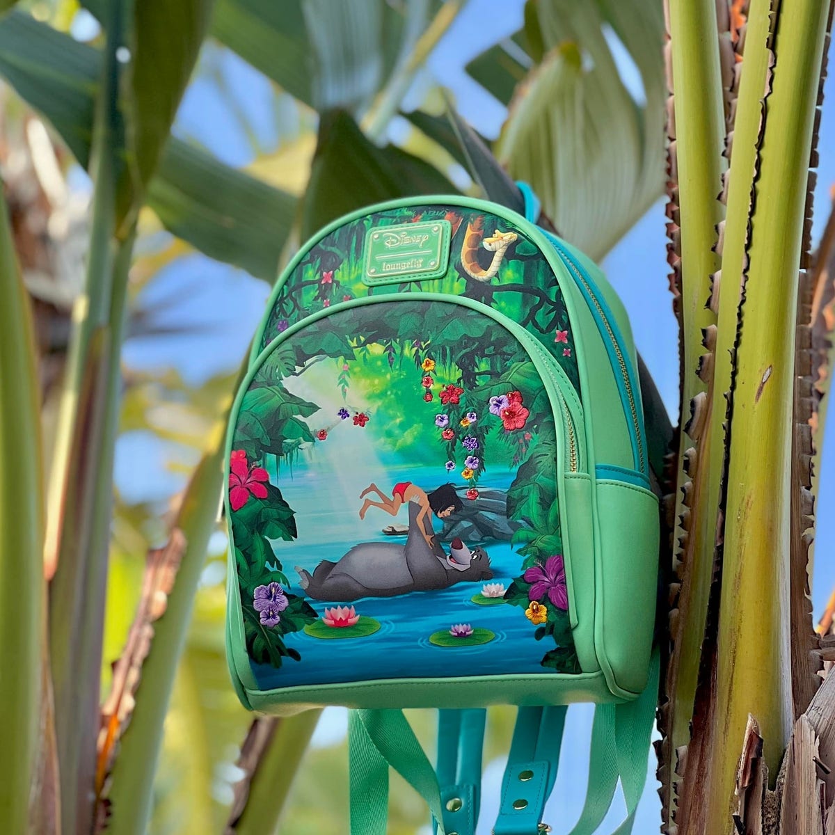 Loungefly Disney Jungle Book Bare Necessities Mini Backpack 