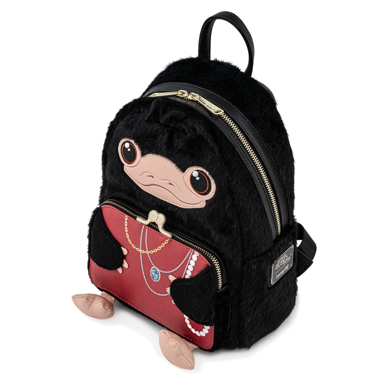 Loungefly Fantastic Beasts Niffler Plush Cosplay Mini Backpack - Thumbnail 3