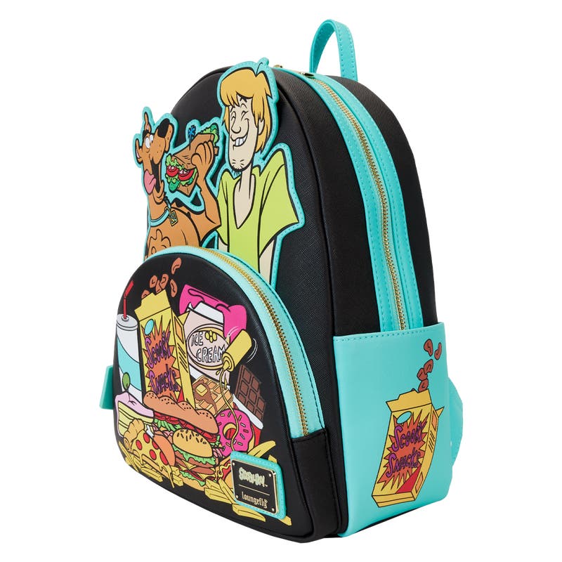 Scooby-Doo Loungefly Backpack - Green and Blue Loungefly Mystery Machine Scooby-Doo Mini Backpack - NWT | eBay main image 3