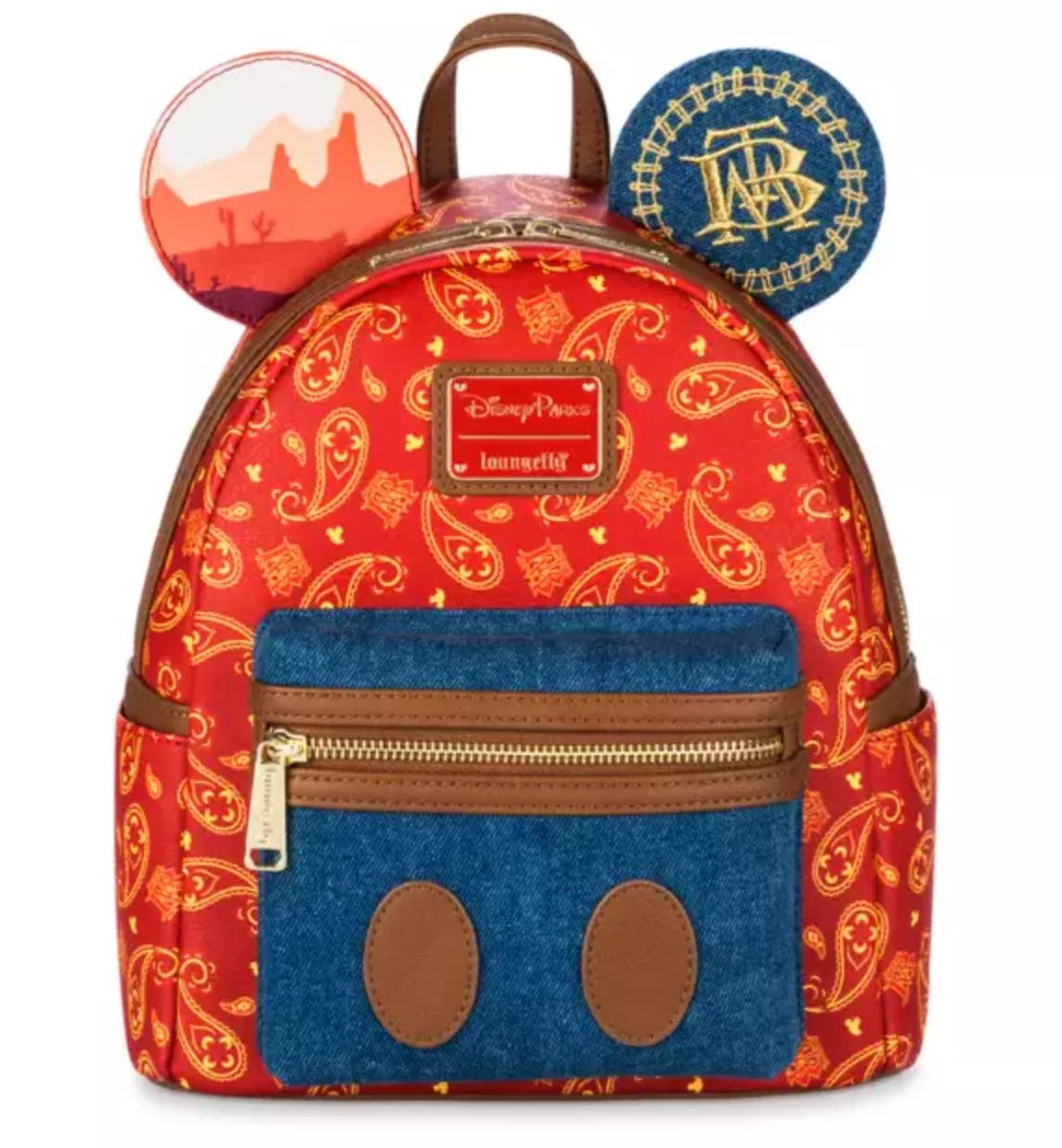 り*か様 Disney Parks Loungefly 耳付きリュック Loungefly Disney Parks Mickey Mouse Big Thunder MouNtain Railroad
