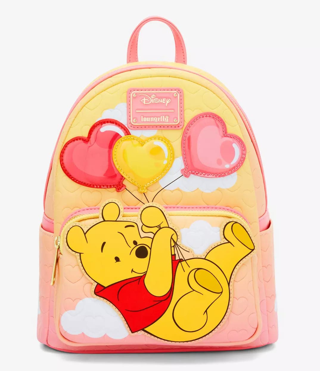 Loungefly Disney Winnie the Pooh Heart Balloon Pooh Bear Mini Backpack
