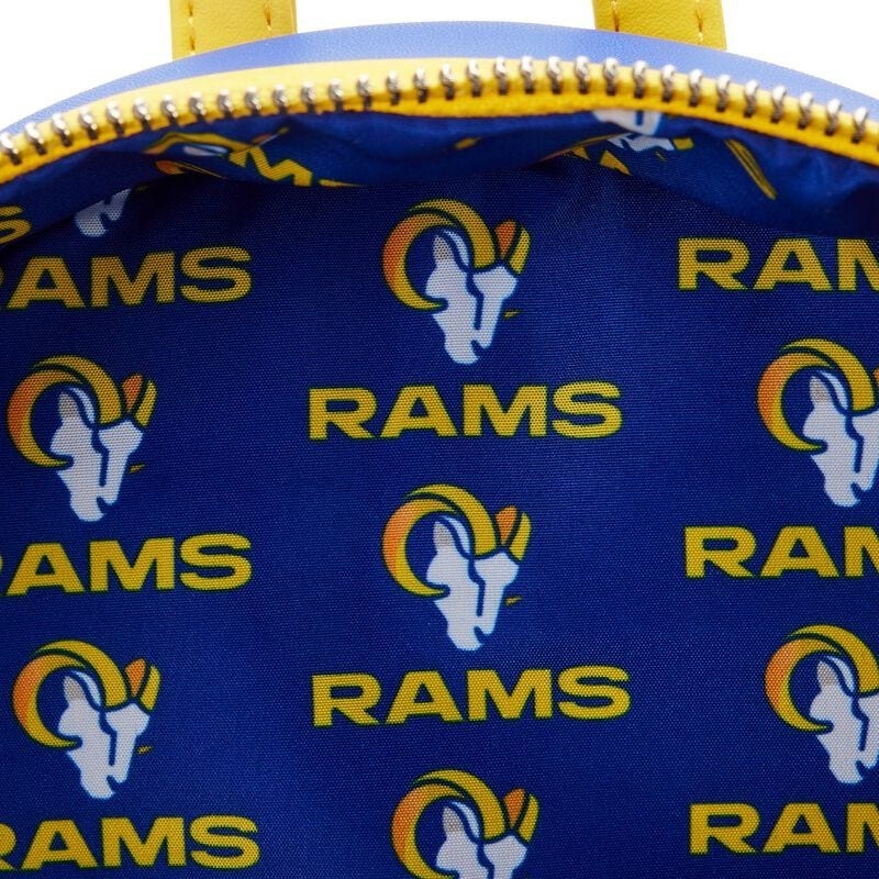 Loungefly NFL LA Rams Patches Mini Backpack | MadBagger.com  display picture 3