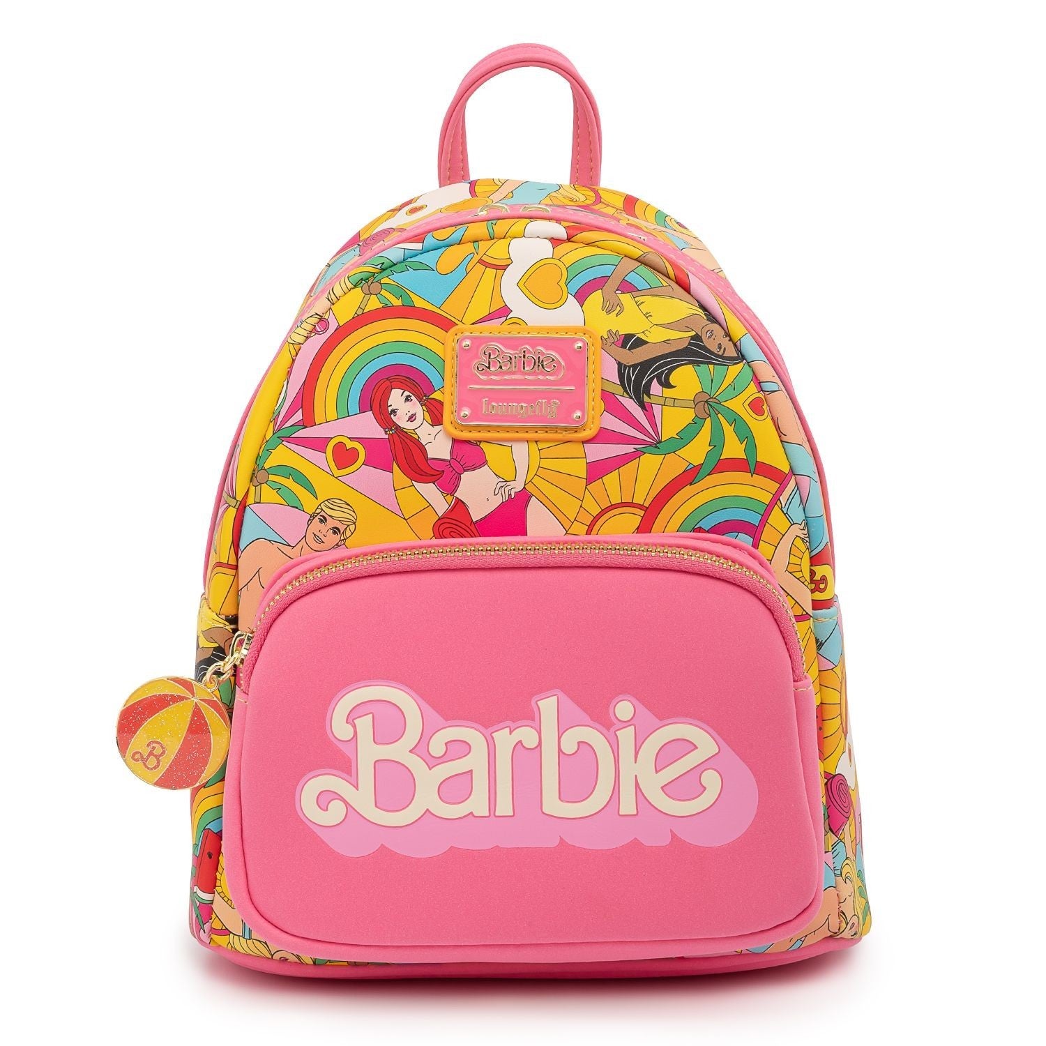LOUNGEFLY Barbie Fun in the Sun AOP Mini Backpack | MadBagger.com