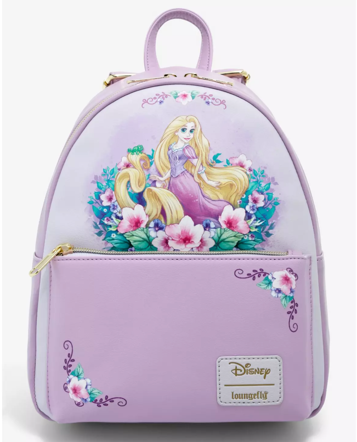 Loungefly Disney Tangled Floral Mini Backpack | MadBagger  display picture 1