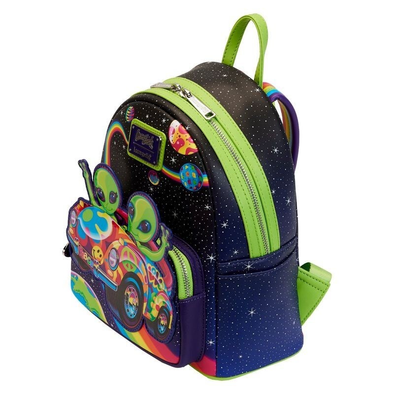 LOUNGEFLY Lisa Frank Cosmic Alien Ride Mini Backpack | MadBagger