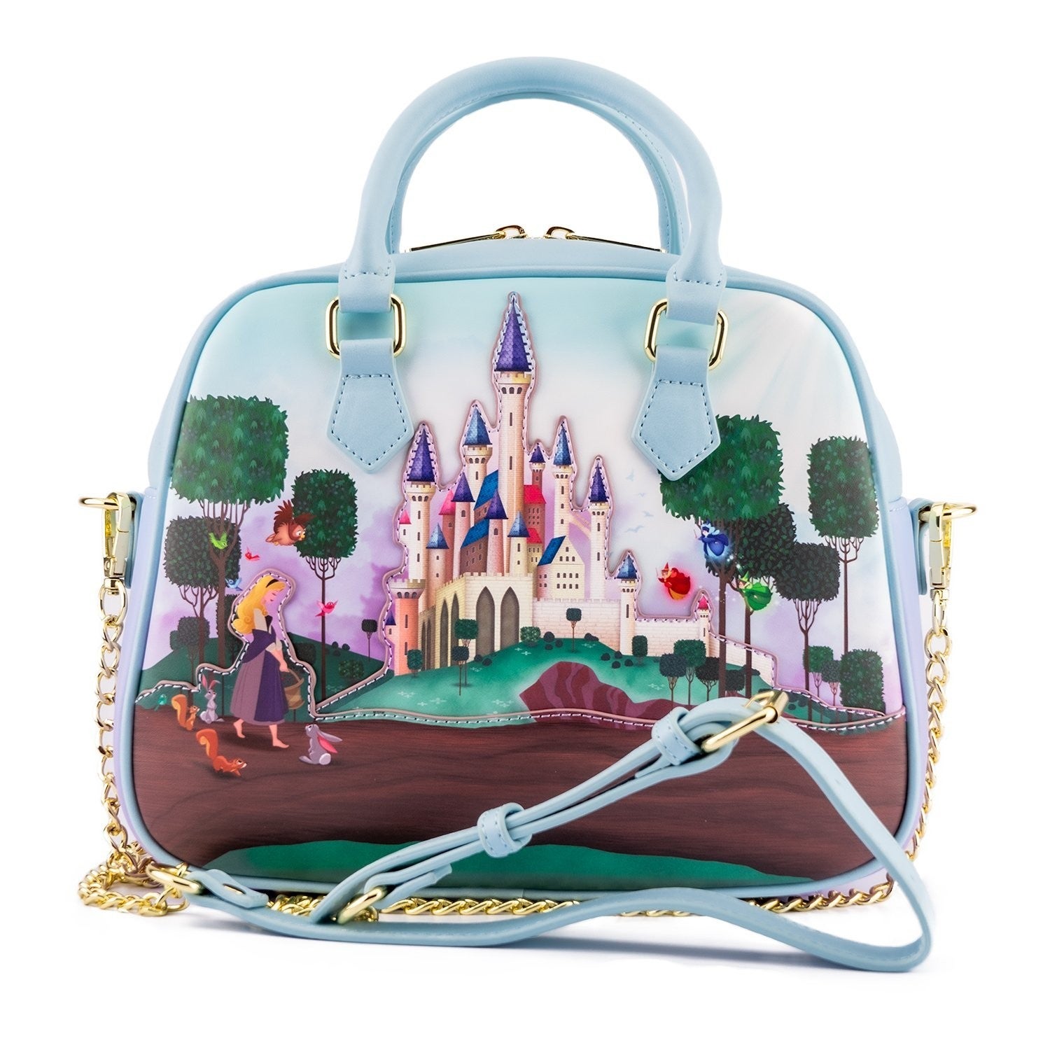 LOUNGEFLY Disney Princess Castle Series Sleeping Beauty