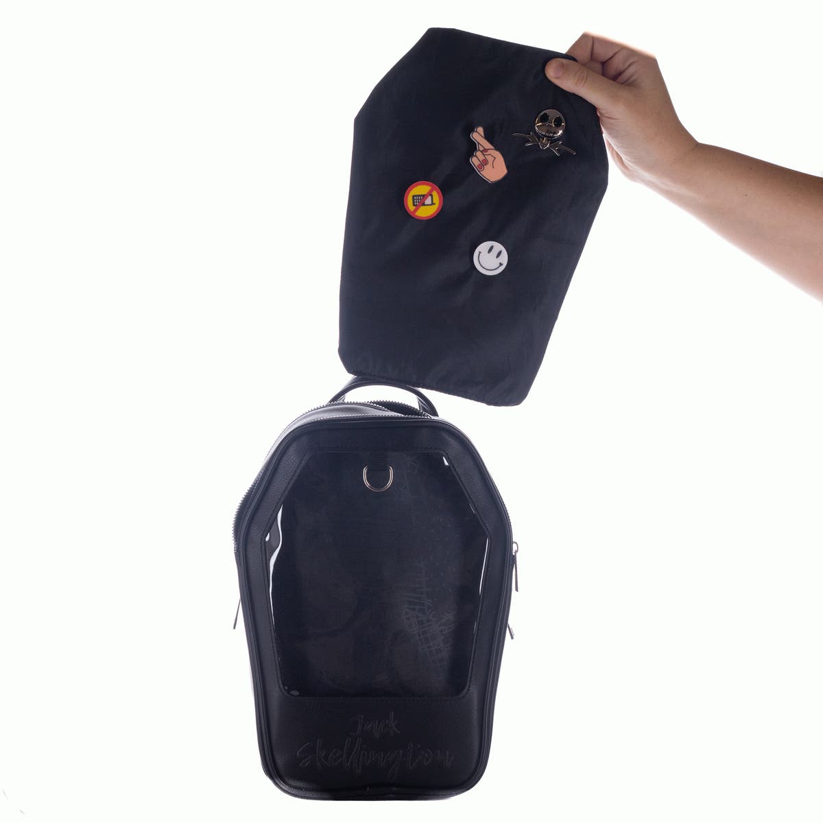 The Nightmare Before Christmas 
Pin Collector Backpack - Halloween The Nightmare Before Christmas Jack Skellington Reversible  main image 4