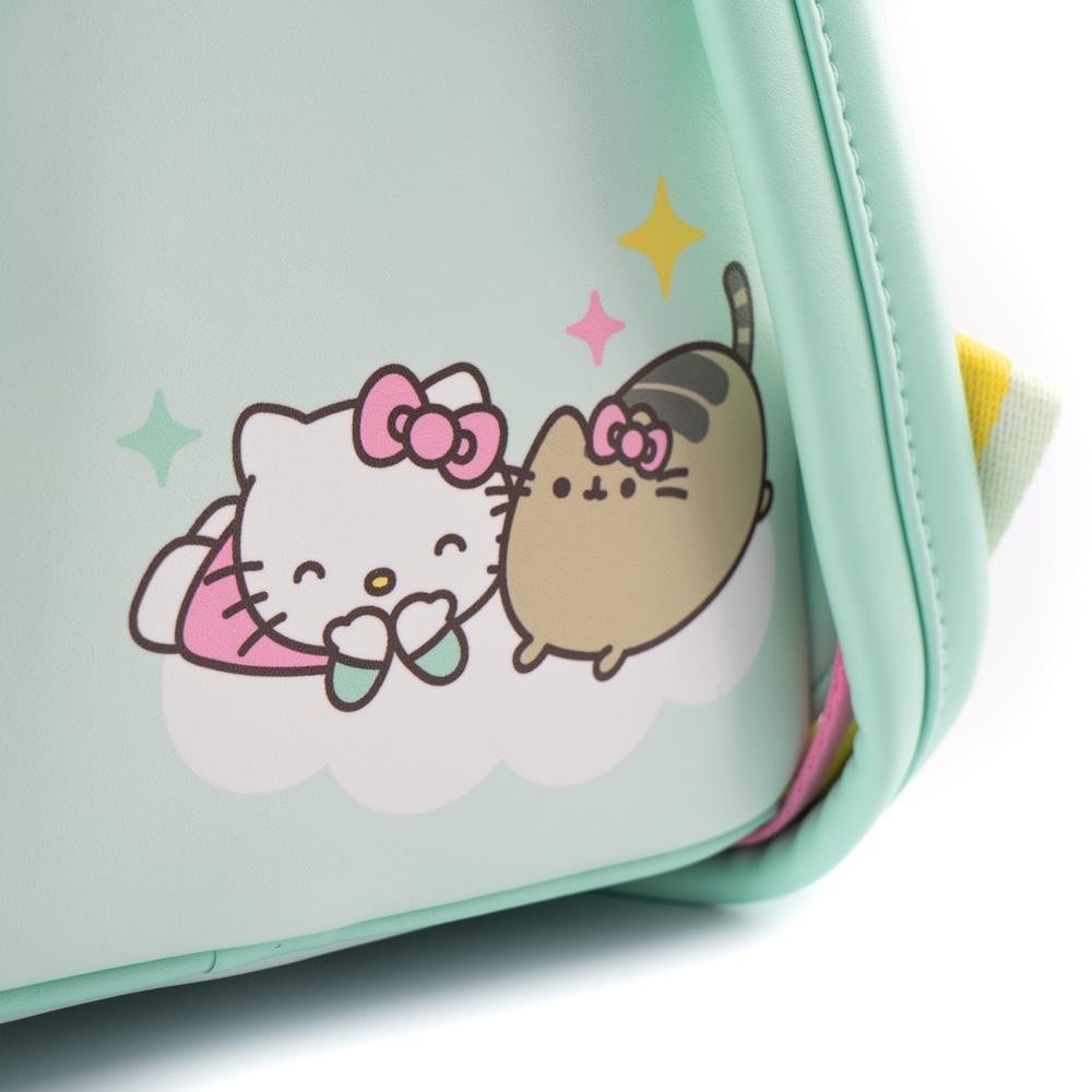 LOUNGEFLY Pusheen X Hello Kitty Balloons & Rainbow Mini  display picture 2