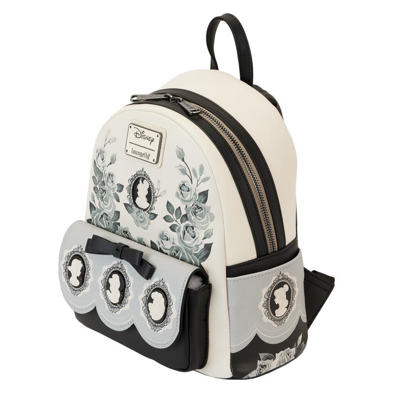 Loungefly Pop Funko Disney Princess White Backpack LOUNGEFLY Disney Princess Cameo Porcelain Portraits Mini  main image 4