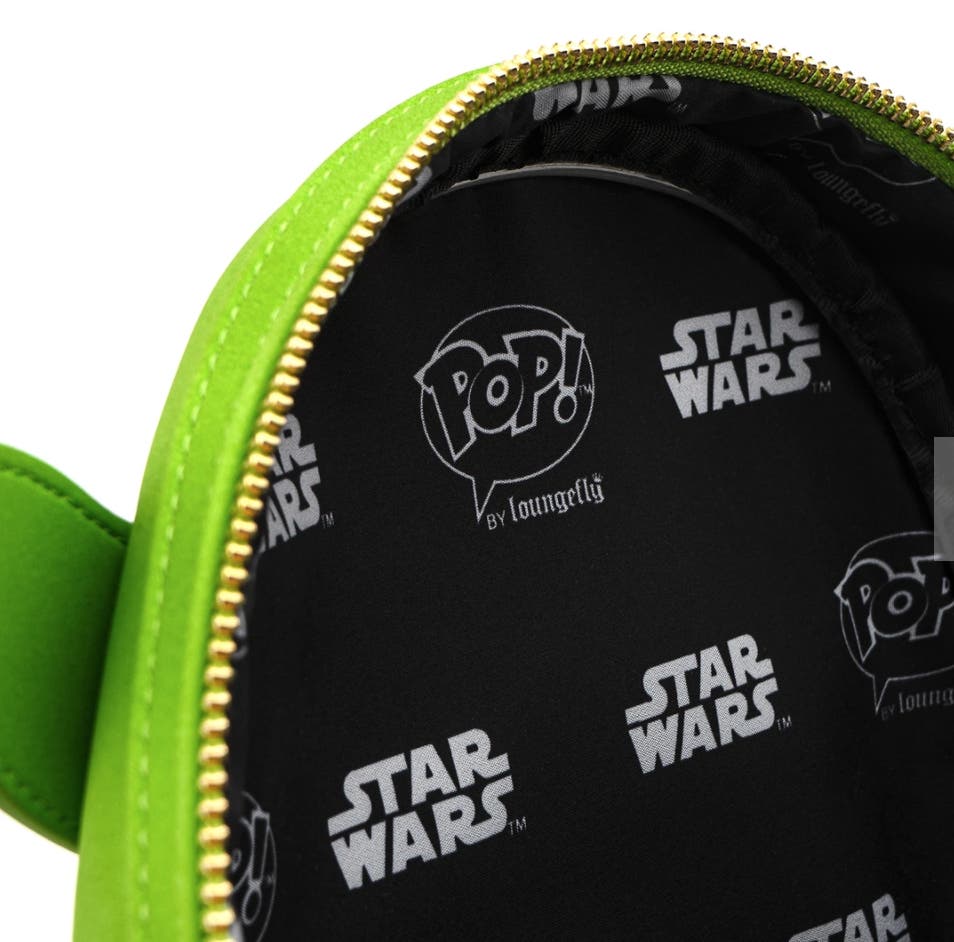 Star Wars Yoda Pop loungefly backpack The Mandalorian Grogu Butterfly Mini Backpack | Loungefly main image 4